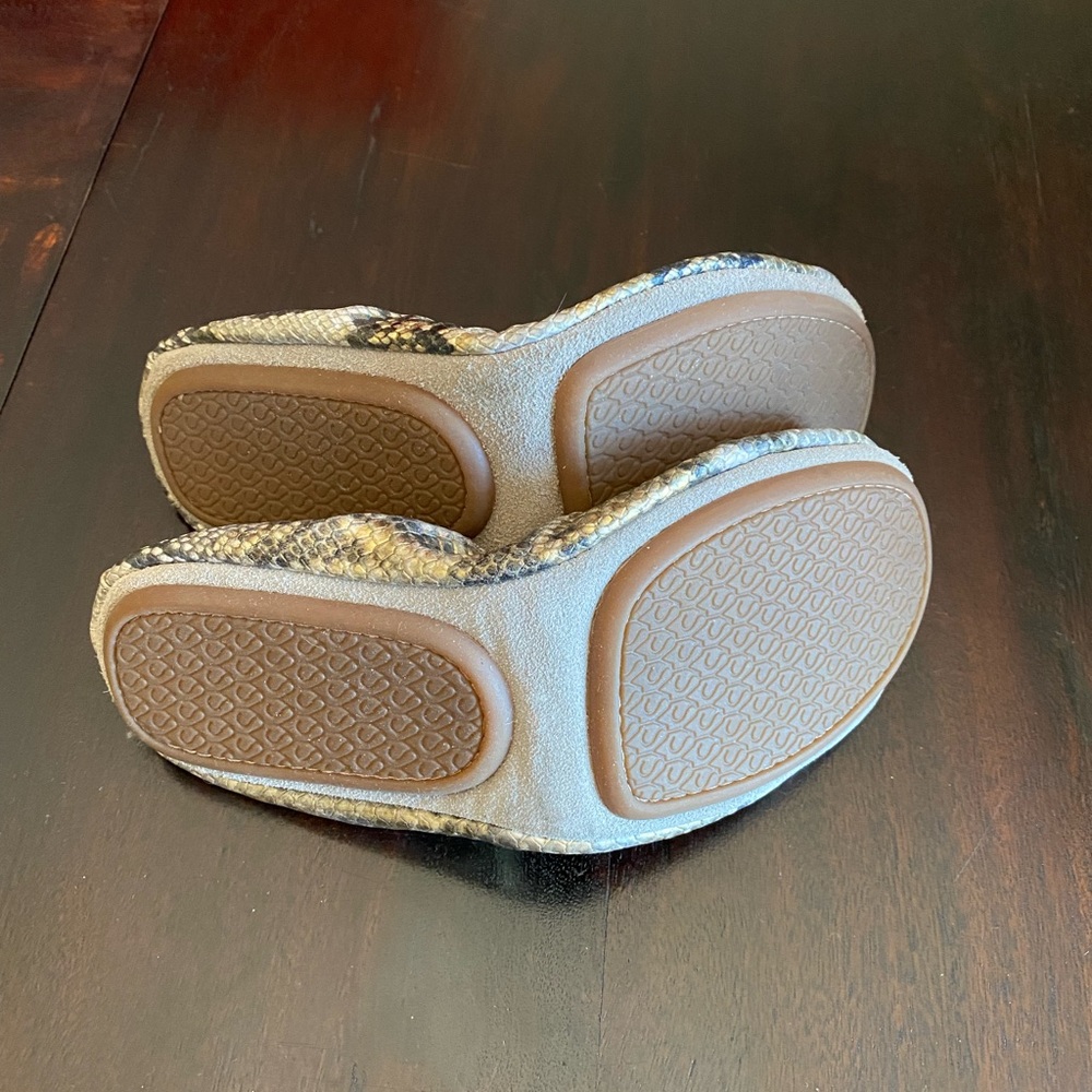 Yosi Samra Metallic Python Foldable Flat - image 3